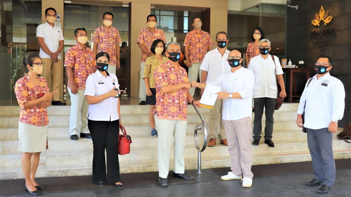 Prama Sanur Beach Bali is now New Normal Protocols certified for the Tourism Sector by Bali Tourism Office